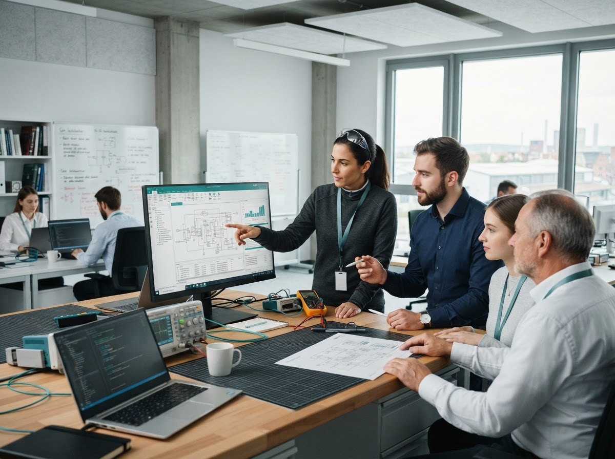 Naxelqoryv Analyseteam bei der Arbeit an Marktdatenmodellen